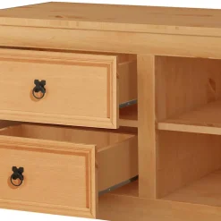 Massivholz Tv Möbel*Pharao24 Fernsehlowboard Nadezdan