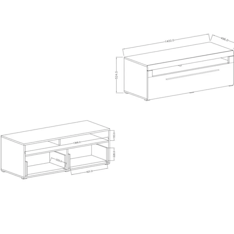 Pharao24 Fernsehmöbel Sienna> Fernsehtische|Lowboards