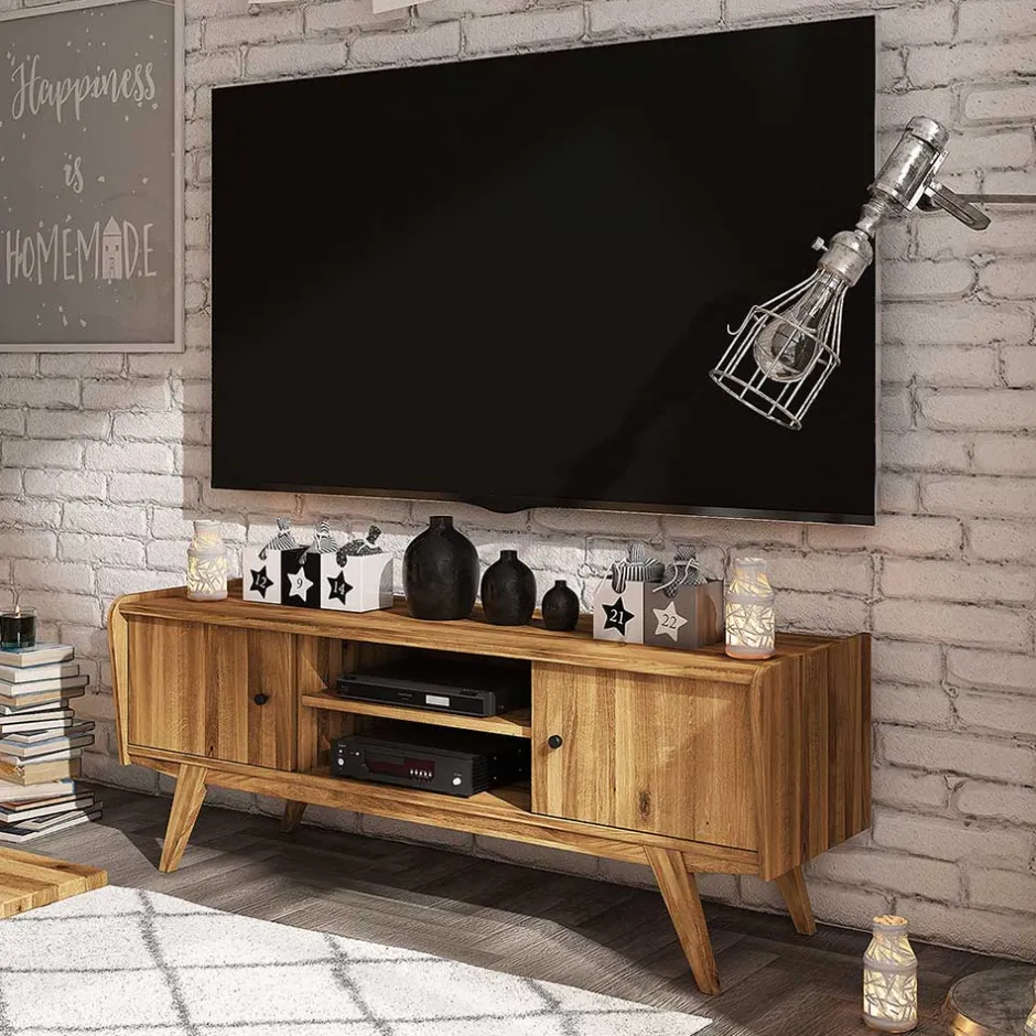 Pharao24 Fernsehschrank Carilla> Massivholz Tv Möbel|Fernsehtische