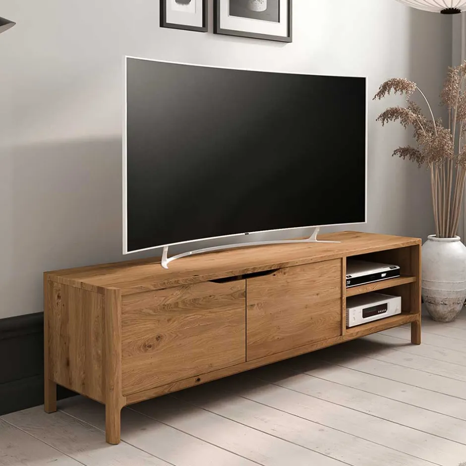 Pharao24 Fernsehschrank Koropi> Fernsehkommoden|Massivholz Tv Möbel