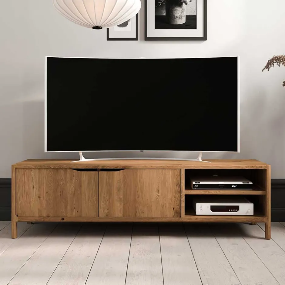 Pharao24 Fernsehschrank Koropi> Fernsehkommoden|Massivholz Tv Möbel