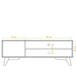 Fernsehkommoden|Massivholz Tv Möbel*Pharao24 Fernsehtisch Stenov