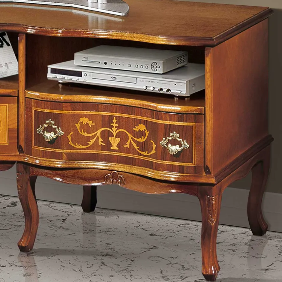 Pharao24 Fernsehtisch Valdarar> Massivholz Tv Möbel|Fernsehtische