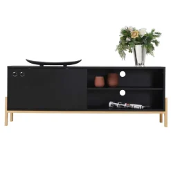 Massivholz Tv Möbel*Pharao24 Fernsehunterschrank Blackbird