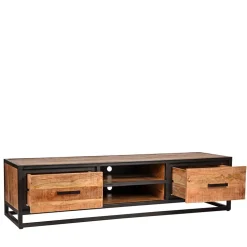 Massivholz Tv Möbel|Fernsehtische*Pharao24 Fernsehunterschrank Sulcias