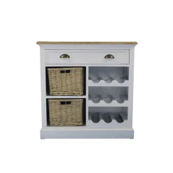 Pharao24 Flaschenkommode Tevez> Massivholz Kommoden|Flurkommoden