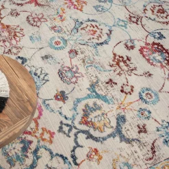 Teppiche*Pharao24 Floraler Kurzflor Teppich Zeremonia