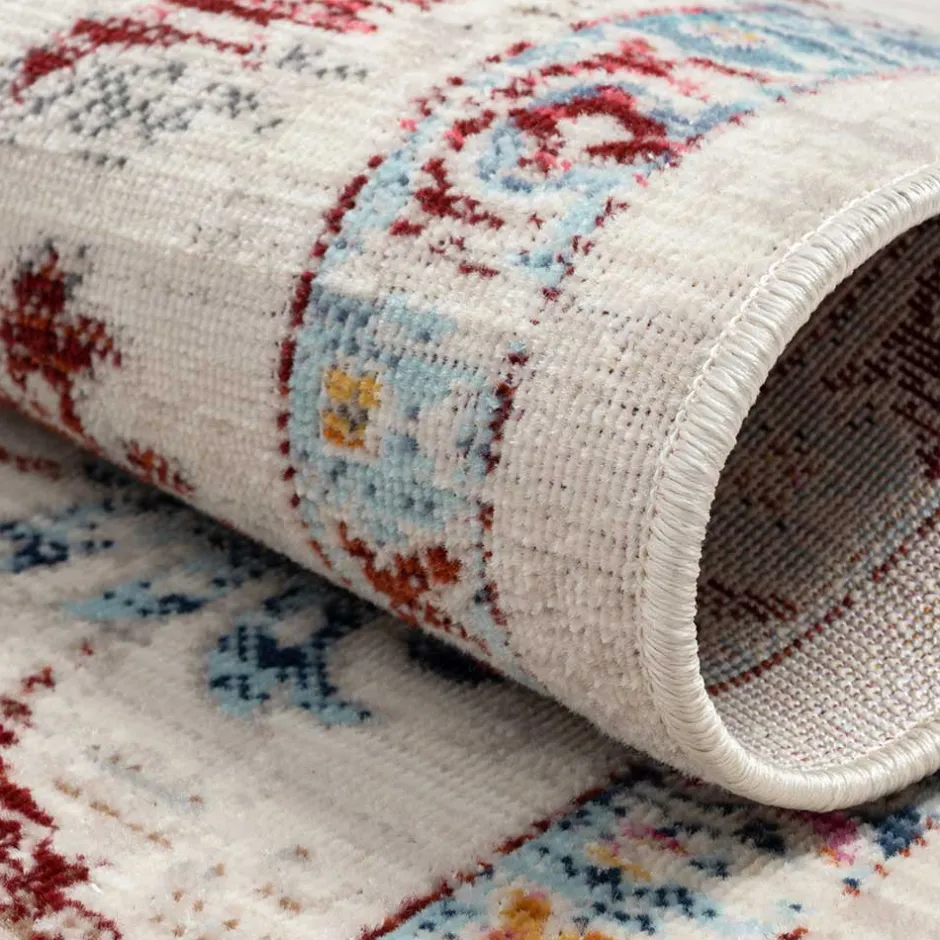 Teppiche*Pharao24 Floraler Kurzflor Teppich Zeremonia