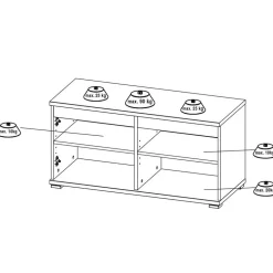 Garderobensets*Pharao24 Flur Kombination Sveralda