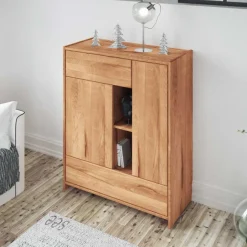 Massivholzmöbel|Küchenkommode*Pharao24 Flur Kommode Bagavano