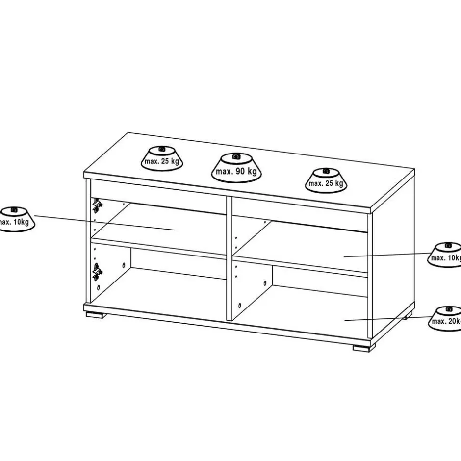 Garderobensets*Pharao24 Flur Möbel Sveralda
