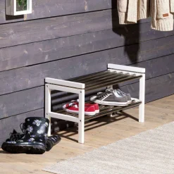 Pharao24 Flur Schuhregal Chiosma> Massivholzregale|Standregale