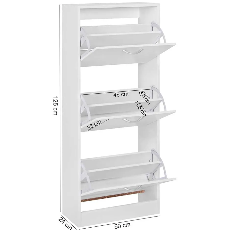 Pharao24 Flur Schuhschrank Salverna> Schuhkipper|Schuhschränke