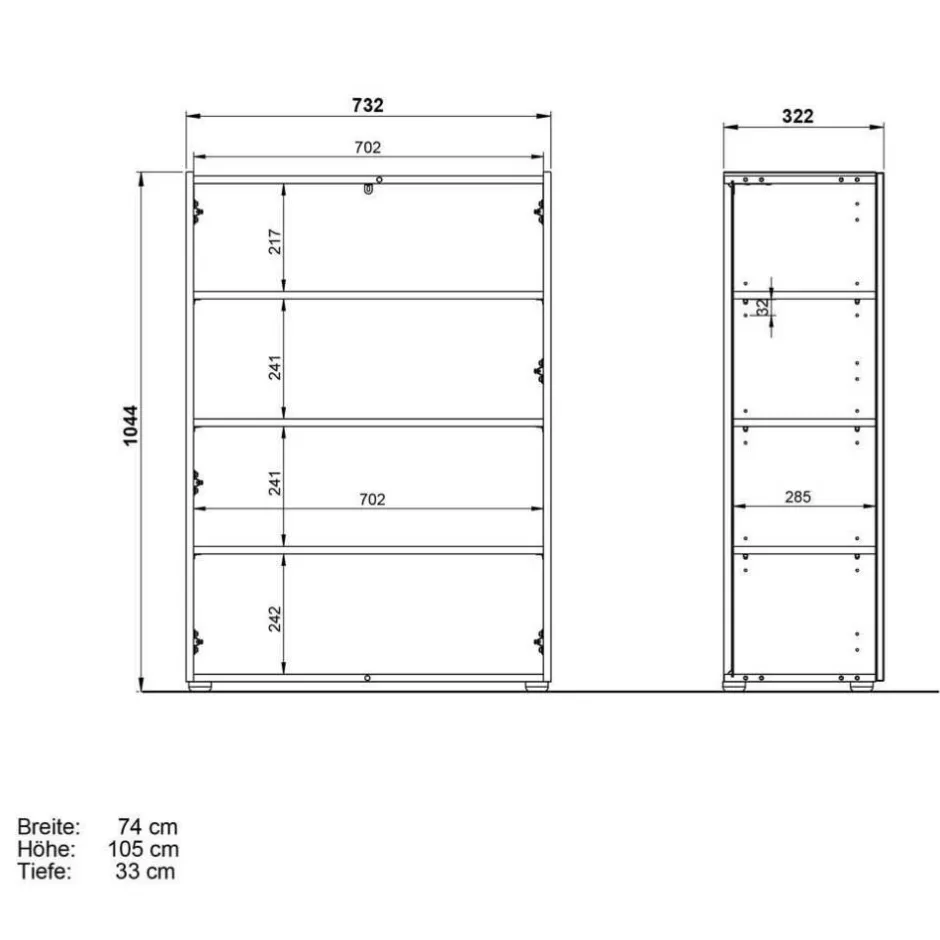 Pharao24 Flurmöbel Set Arturo> Garderobensets