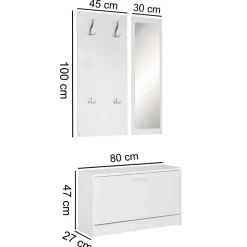 Garderobensets*Pharao24 Flurmöbel Set Bastia