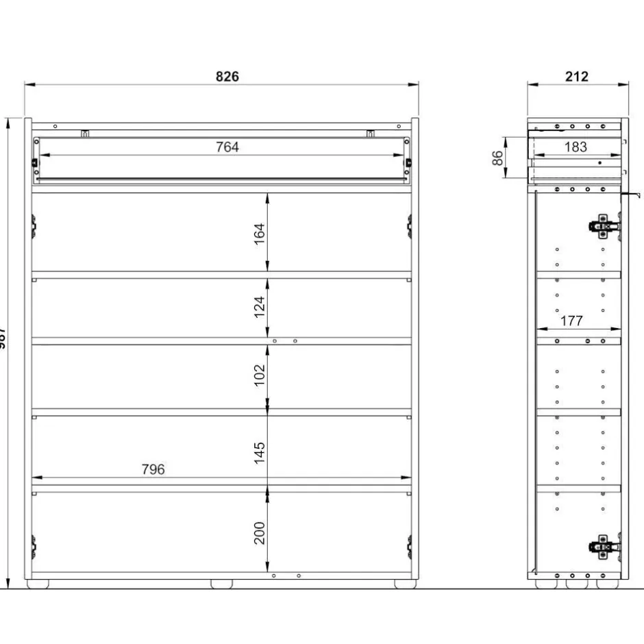 Garderobensets*Pharao24 Flurmöbel Set Livanov
