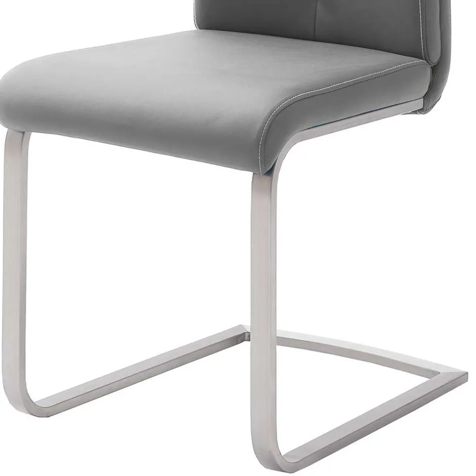 Lederstühle|Freischwinger*Pharao24 Freischwinger Set Basserini