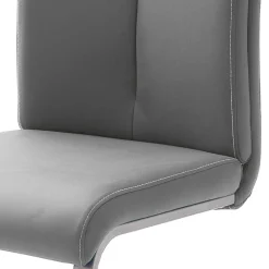 Lederstühle|Freischwinger*Pharao24 Freischwinger Set Basserini