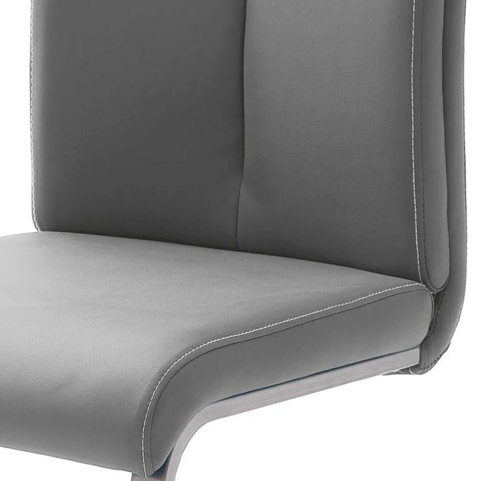 Lederstühle|Freischwinger*Pharao24 Freischwinger Set Basserini