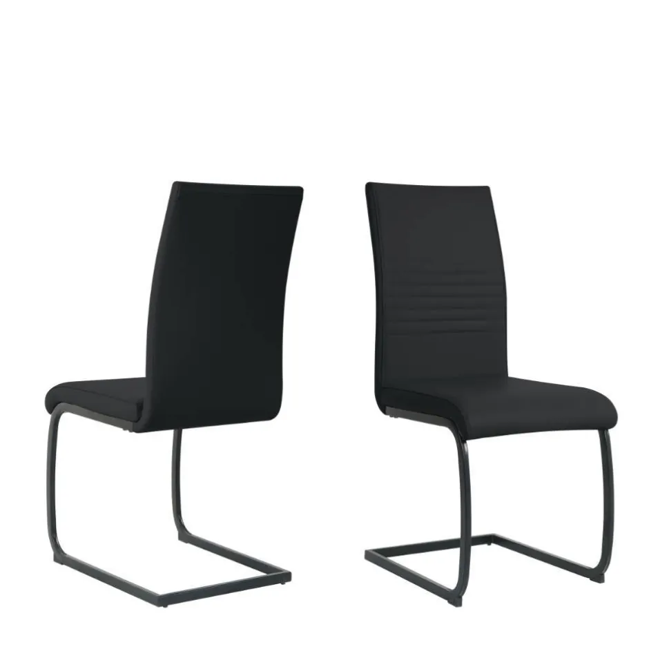 Lederstühle|Freischwinger*Pharao24 Freischwingerstuhl Daney