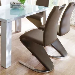 Küchenstühle|Esszimmerstühle*Pharao24 Freischwingerstuhl Emonila