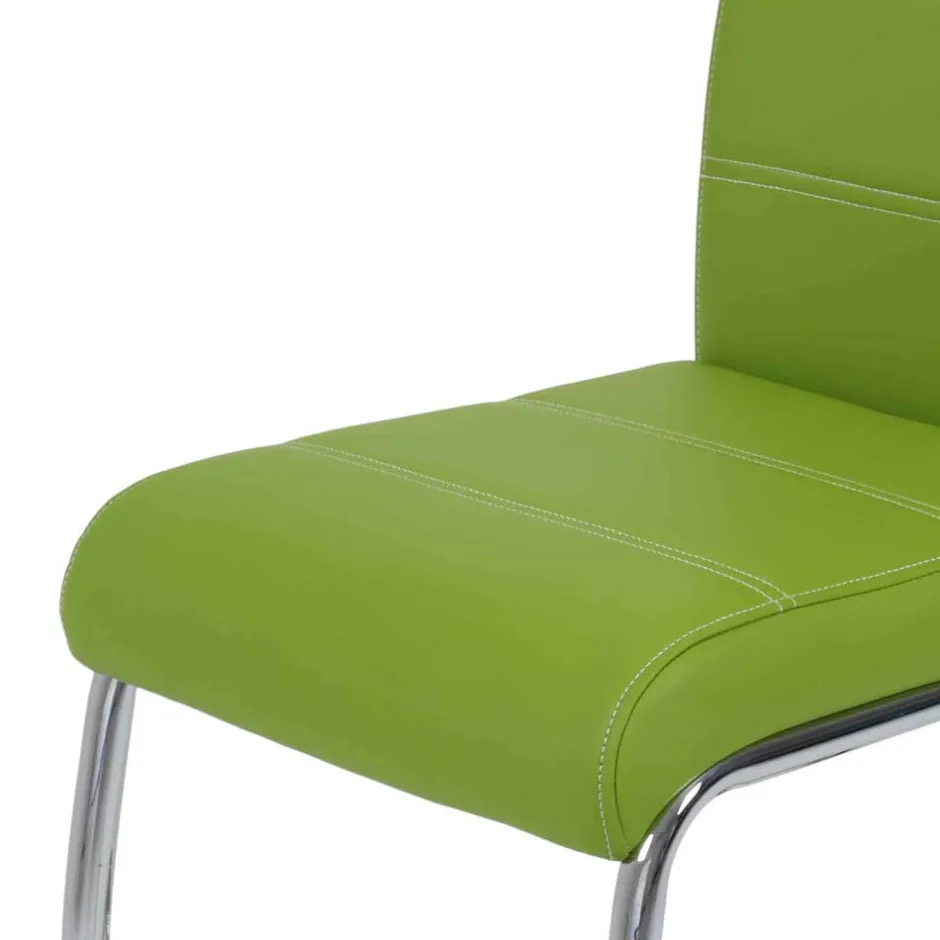 Lederstühle|Freischwinger*Pharao24 Freischwingerstuhl Romanca