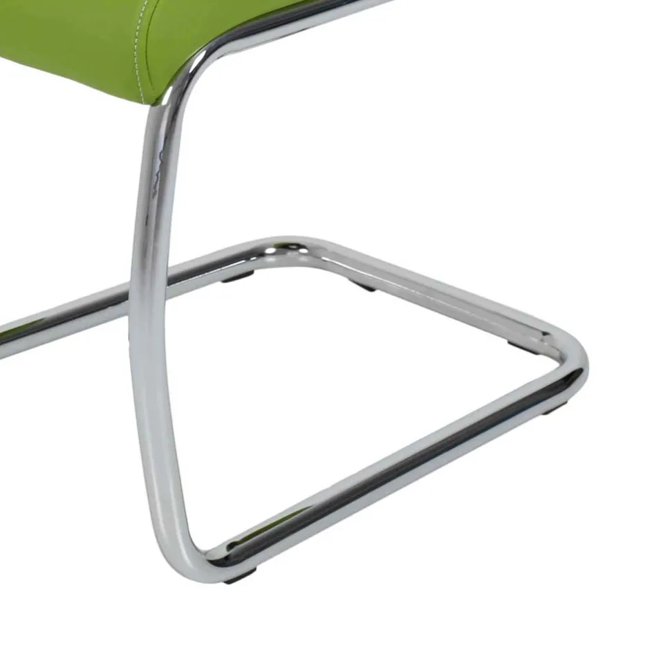 Lederstühle|Freischwinger*Pharao24 Freischwingerstuhl Romanca