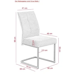 Freischwinger*Pharao24 Freischwingerstuhl Ropezca