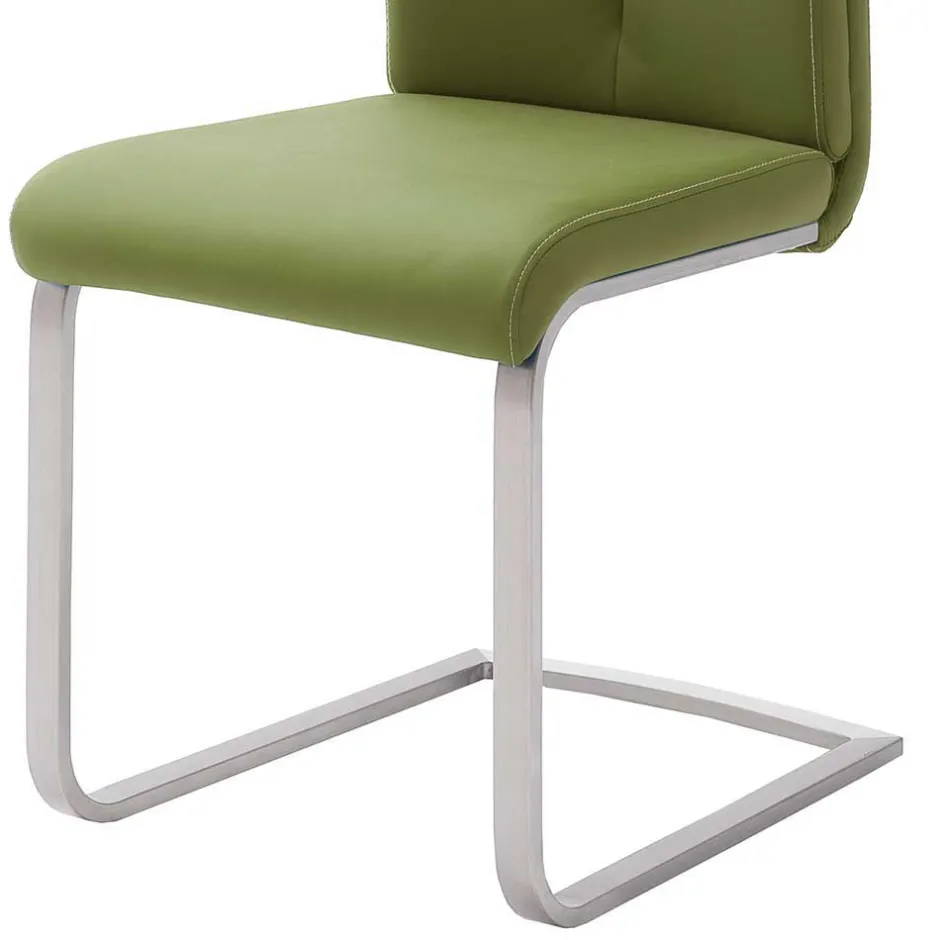 Lederstühle|Freischwinger*Pharao24 Freischwingerstuhl Set Ereventas