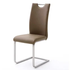 Lederstühle|Freischwinger*Pharao24 Freischwingerstuhl Set Rommino