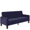 Pharao24 Funktions Sofa Blau Ellos> 3 Sitzer Sofa|Schlafsofas