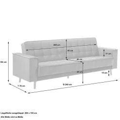 Polstermöbel|Wohnzimmercouch*Pharao24 Funktions Sofa Jason