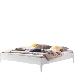 Pharao24 Futonbett in Weiß Mutez> Doppelbetten|Massivholzbetten