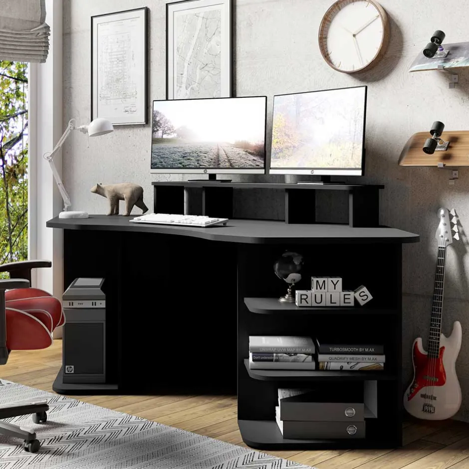 Schreibtische*Pharao24 Gaming Schreibtisch Buffalo