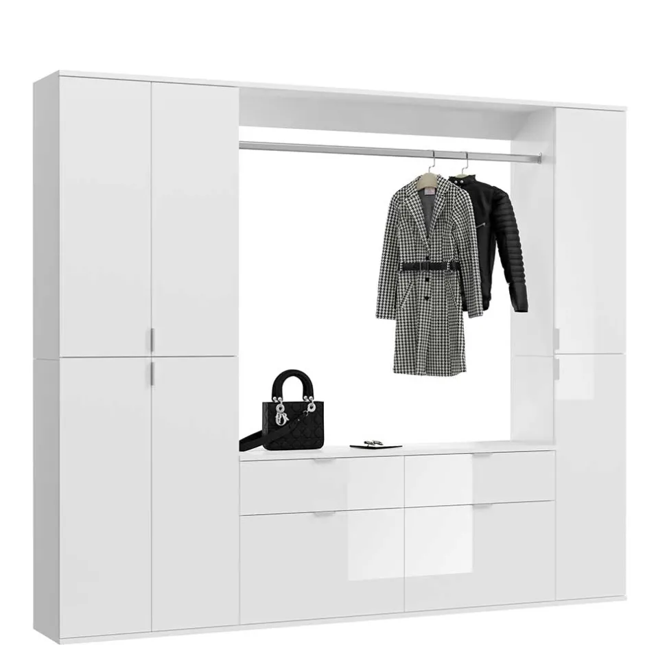 Pharao24 Garderoben Modul Wand Ridonner> Garderobensets