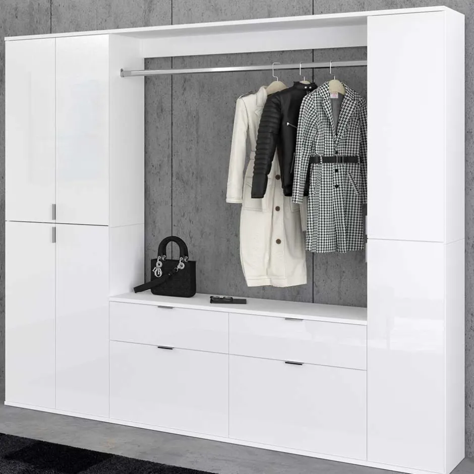 Pharao24 Garderoben Modul Wand Ridonner> Garderobensets