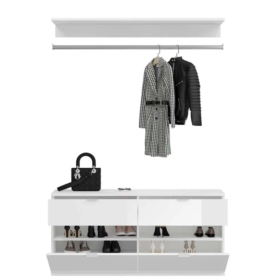 Pharao24 Garderoben Modul Wand Ridonner> Garderobensets