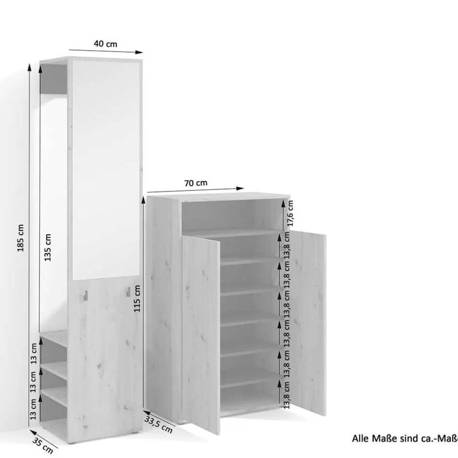 Pharao24 Garderoben Set Malivtros> Garderobensets