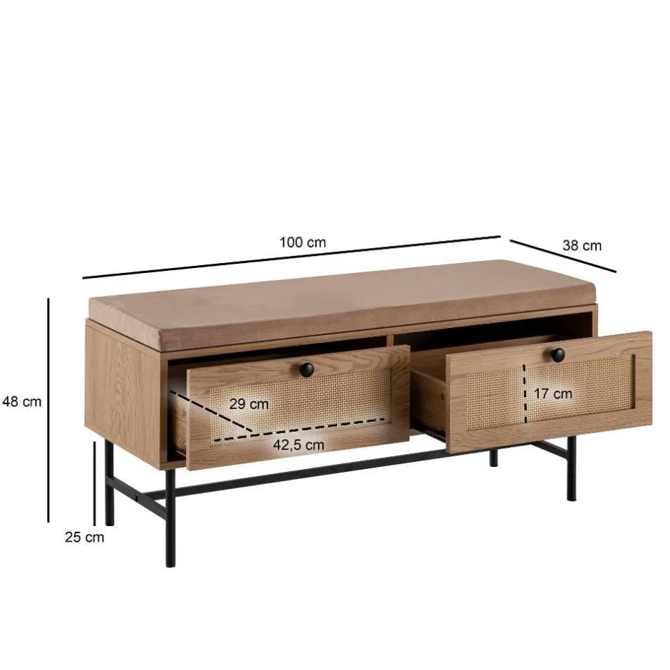 Pharao24 Garderobenbank Alberello> Garderobenbänke