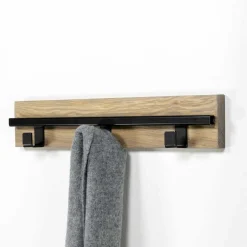 Massivholz Garderoben|Garderobenleisten*Pharao24 Garderobenhaken Arjas