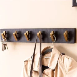 Pharao24 Garderobenhakenleiste Mexico> Wandgarderoben|Massivholz Garderoben