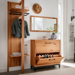 Garderoben Paneele|Massivholz Garderoben*Pharao24 Garderobenpaneel Sherada