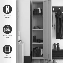 Dielenschränke*Pharao24 Garderobenschrank Helmu