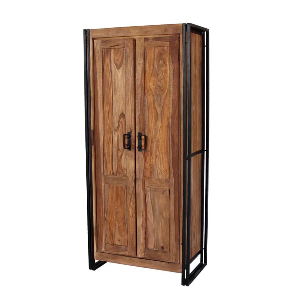 Dielenschränke|Massivholz Schränke*Pharao24 Garderobenschrank India