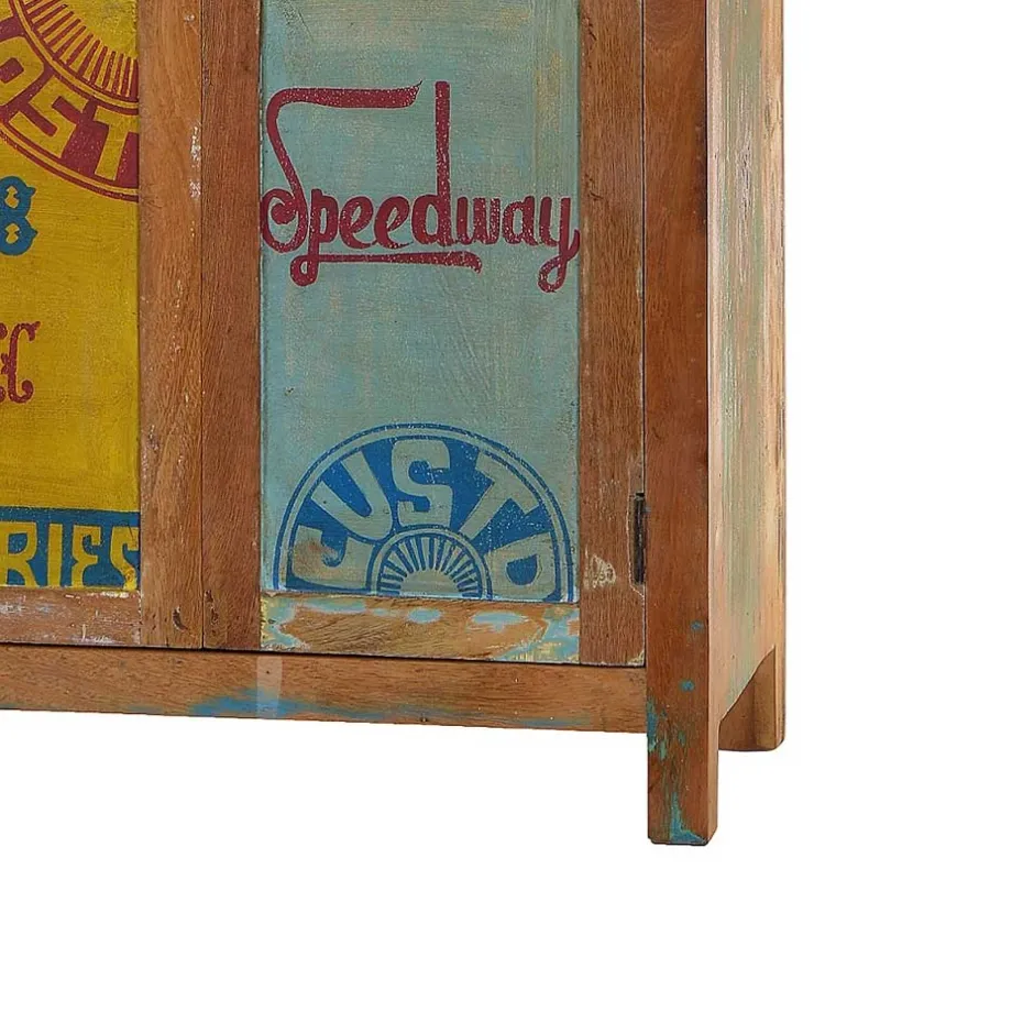 Pharao24 Garderobenschrank Petrolia> Dielenschränke|Bauernschränke