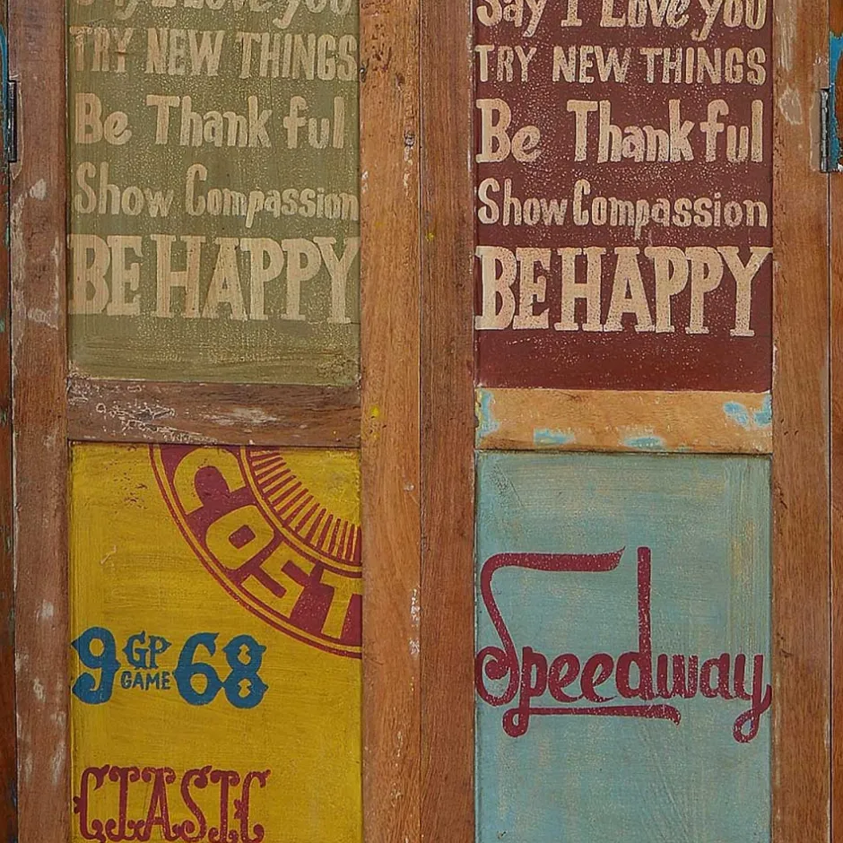 Pharao24 Garderobenschrank Petrolia> Dielenschränke|Bauernschränke