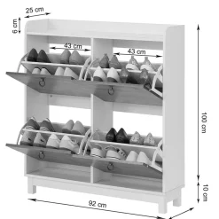 Pharao24 Garderobenschuhschrank Russell><noscript><img width=
