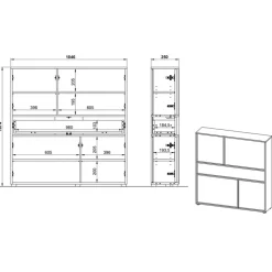Garderobensets*Pharao24 Garderobenset Flur Batista