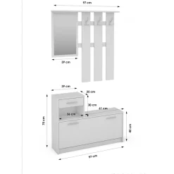 Garderobensets*Pharao24 Garderobenset Flur Pluro