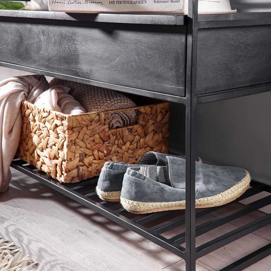 Garderobenbänke|Truhenbänke*Pharao24 Garderobensitzbank Hedda